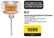Makro Alva Instant Infrared Cylinder Top Heater GCH002 offer