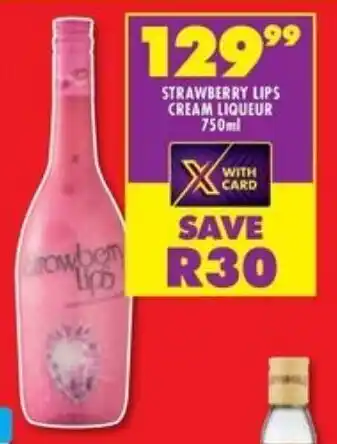 STRAWBERRY LIPS CREAM LIQUEUR 750ml