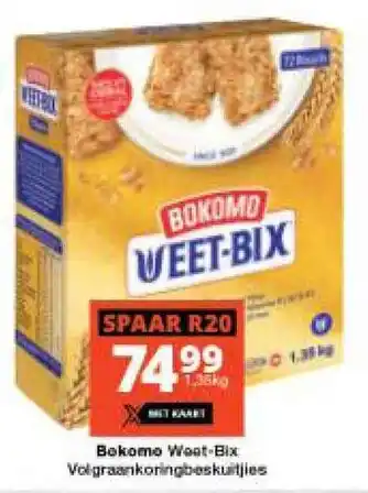 Checkers Hyper Bokomo Weet-Bix Whole Wheat Biscuits offer