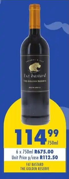 Tabooz FAT BASTARD THE GOLDEN RESERVE offer