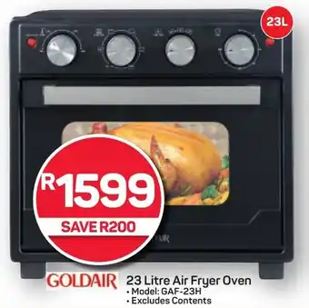 Pick n Pay Hypermarket GOLDAIR 23 Litre Air Fryer Oven offer