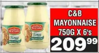 Advance Cash n Carry C&B MAYONNAISE 750G X 6's offer