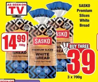 Boxer SASKO Premium Slices White Bread offer