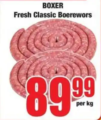 Boxer BOXER Fresh Classic Boerewors offer