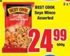 Boxer BEST COOK Soya Mince Assorted offer
