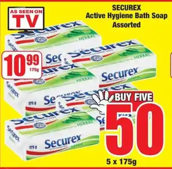 Boxer SECUREX Active Hygiene Bath Soap Assorted offer