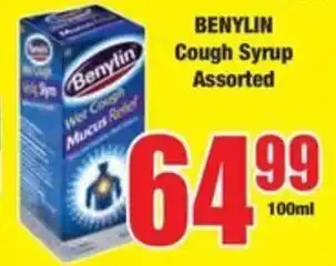 Boxer BENYLIN Cough Syrup Assorted offer