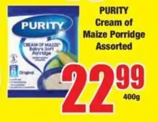 Boxer PURITY Cream of Maize Porridge Assorted offer