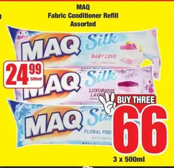 Boxer MAQ Fabric Conditioner Refill Assorted offer