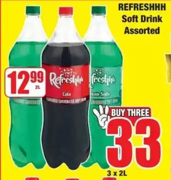 Boxer REFRESHHH Soft Drink Assorted offer