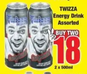 TWIZZA Energy Drink Assorted