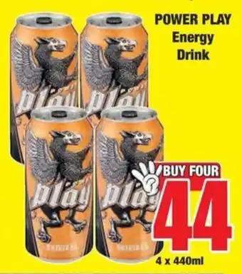 Boxer POWER PLAY Energy Drink offer