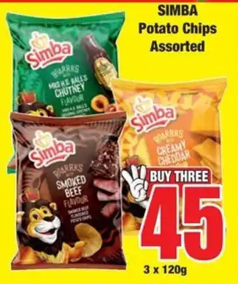 Boxer Simba Potato Chips Assorted offer