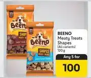 Makro Beeno Meaty Treats Shapes (All Variants)-For Any 5 x 120g offer