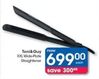 Clicks Toni&Guy XXL Wide-Plate Straightener offer