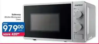 Clicks Safeway 20-Litre Microwave Oven offer