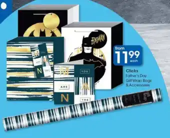Clicks Clicks Father's Day Gift Wrap, Bags & Accessories offer