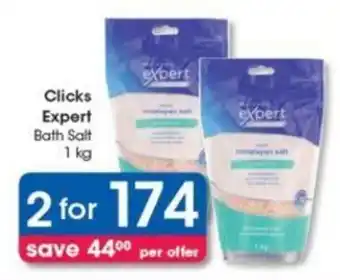 Clicks Expert Bath Salt 1 kg