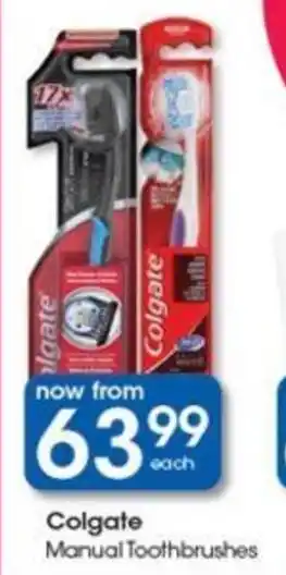 Clicks Colgate Manual Toothbrushes offer