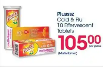 Plusssz Cold & Flu 10 Effervescent Tablets