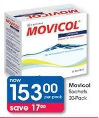 Clicks Movicol Sachets 20-Pack offer