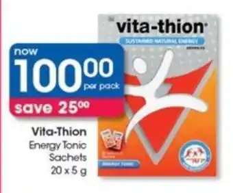 Clicks Vita-Thion Energy Tonic Sachets 20x5g offer