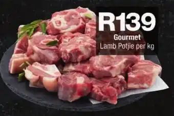 Checkers Gourmet Lamb Potjie per kg offer