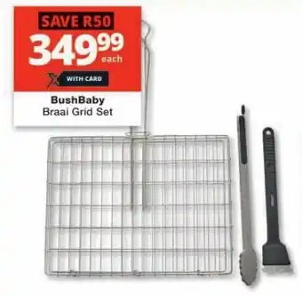 Checkers BushBaby Braai Grid Set offer