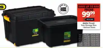 Checkers Addis Rough Tote Storage Box offer