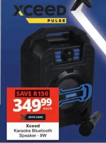 Checkers Xceed Karaoke Bluetooth Speaker 9W offer