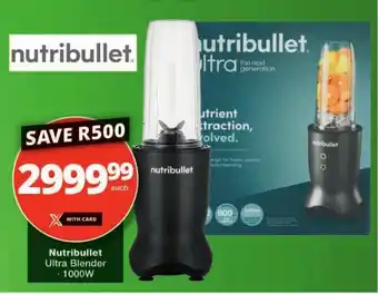 Checkers Nutribullet Ultra Blender 1000W offer