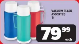 VACUUM FLASK ASSORTED 1L