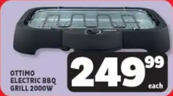 Usave OTTIMO ELECTRIC BBQ GRILL 2000W offer