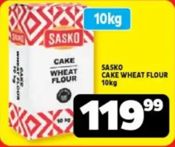 Usave SASKO CAKE WHEAT FLOUR 10kg offer