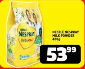 Usave NESTLÉ NESPRAY MILK POWDER 400g offer