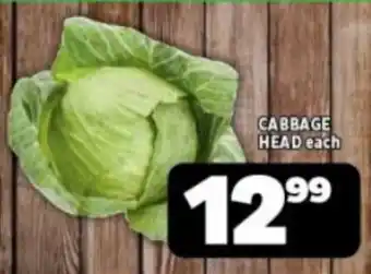 Usave CABBAGE HEAD each offer
