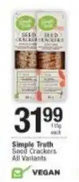 Checkers Simple Truth Seed Crackers All Variants 110g offer