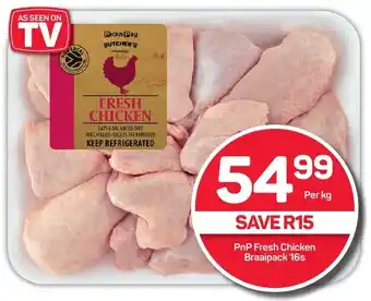 Pick n Pay Hypermarket PnP Fresh Chicken Braaipack 16s offer