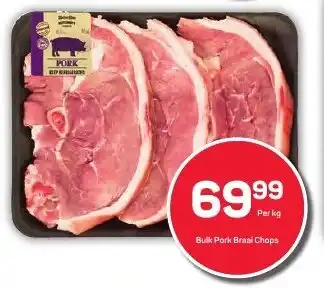 Pick n Pay Hypermarket Bulk Pork Braai Chops offer
