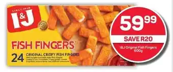 Pick n Pay Hypermarket I&J Original Fish Fingers 600g offer