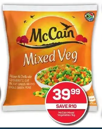 Pick n Pay Hypermarket McCain Mixed Vegetables 1kg offer