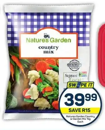Pick n Pay Hypermarket Natures Garden Country or Garden Mix 1kg Each offer