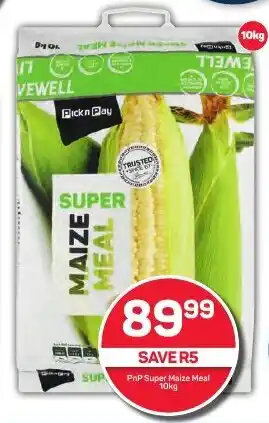 Pick n Pay Hypermarket PnP Super Maize Meal 10kg offer