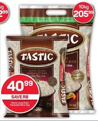 Pick n Pay Hypermarket Tastic Long Grain Parboiled Rice 2kg offer
