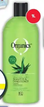 Pick n Pay Hypermarket Organics Shampoo, Conditioner or 2in1 Assorted 1 Litre Each offer