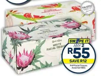 Pick n Pay Hypermarket PnP Facial Tissues Assorted 180s offer