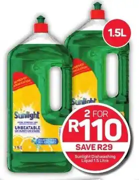 Pick n Pay Hypermarket Sunlight Dishwashing Liquid 1.5 Litre offer