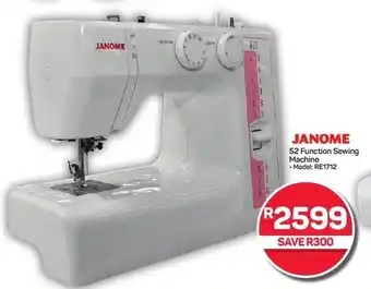 Pick n Pay Hypermarket JANOME 52 Function Sewing Machine offer