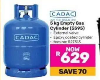 Game CADAC 5 kg Empty Gas Cylinder (5595) offer