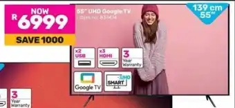 Game SKYWORTH 55" UHD Google TV offer